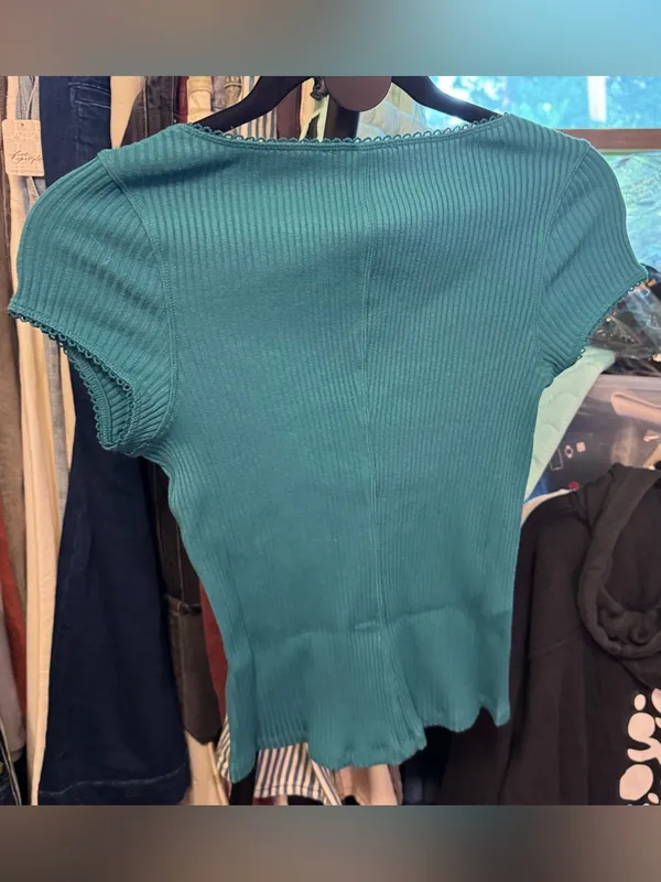 NWT Free People FP Intimately Most Wanted Cardi - Bayside Turquoise - XS - Image 12