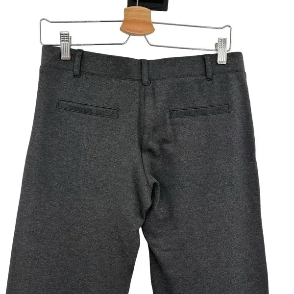 Betabrand Classic Dress Pant Yoga‎ Pant Bootcut Charcoal Gray Size Medium - Image 8