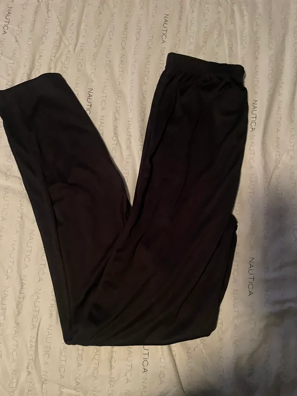 Women Size Large Satin Leggings - Image 3