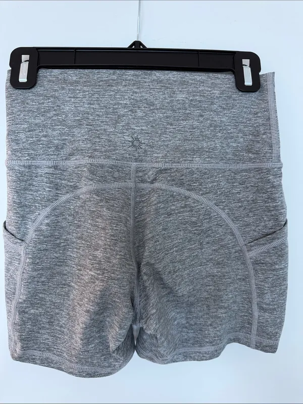 Aerie Gray Biker Shorts - Image 2