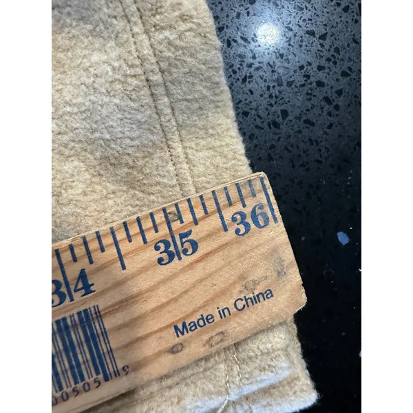 Madewell MWL Womens Wide Leg Lounge Pants Tan‎ Textured Knit Pockets Size M - Image 7