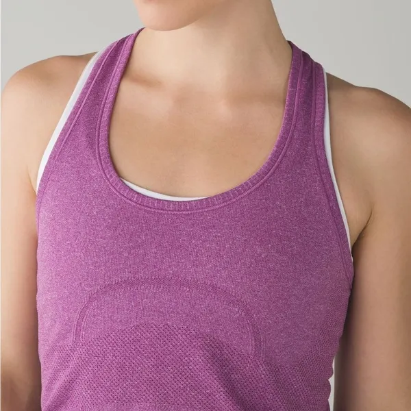 Lululemon Swiftly Tech Racerback in Heathered Regal Plum - Image 6