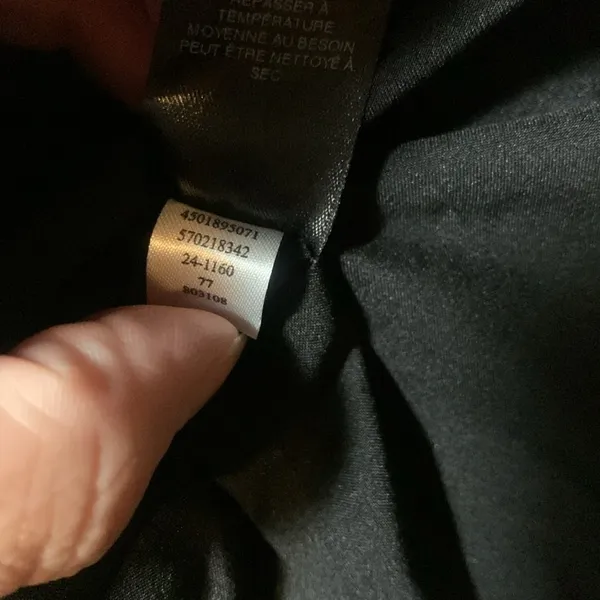 White House | Black Market Black Velvet-Trim Military Style Jacket Size 4 - Image 8