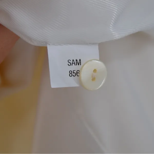 Zara Collared Plunge Blazer Dress Stretch Wool Blend in Cream Ivory Women's XS - Image 11
