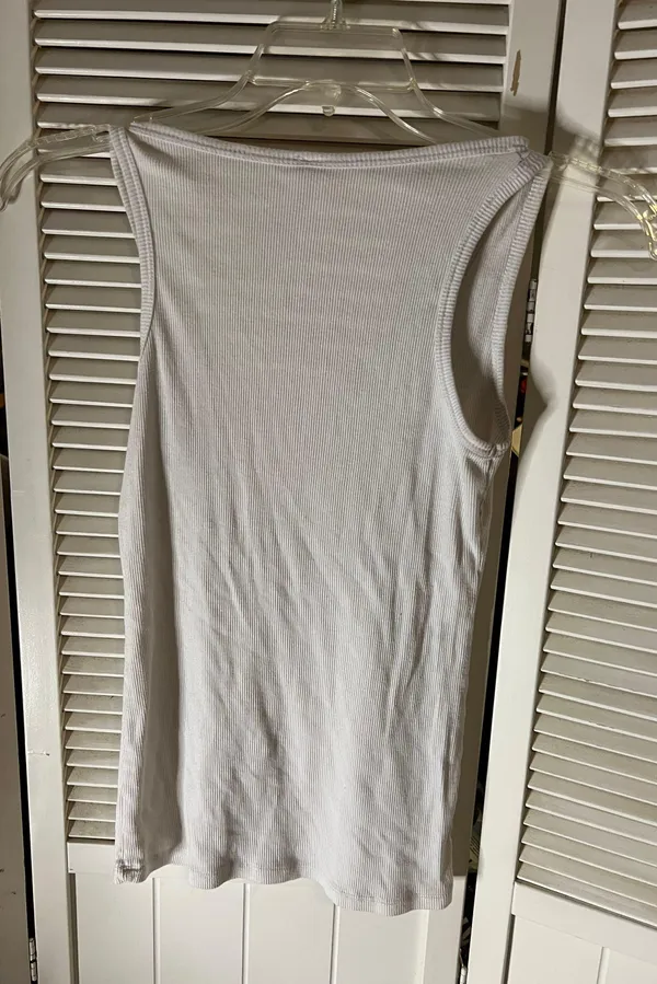 No Boundaries XL Jr 15-16 White Wife Beater Tank Top - Image 2