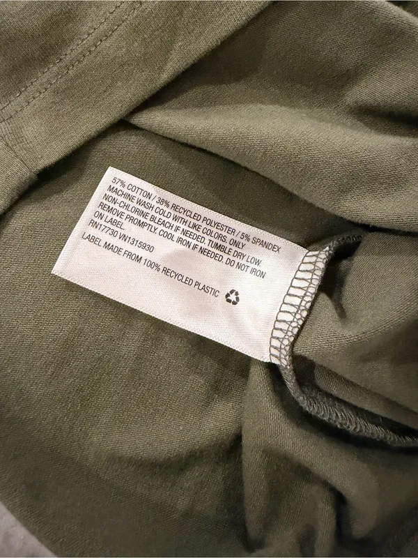 NWT Wild Fable Size S Olive Green Cropped Baby Tee Short Sleeve Crew Neck - Image 9