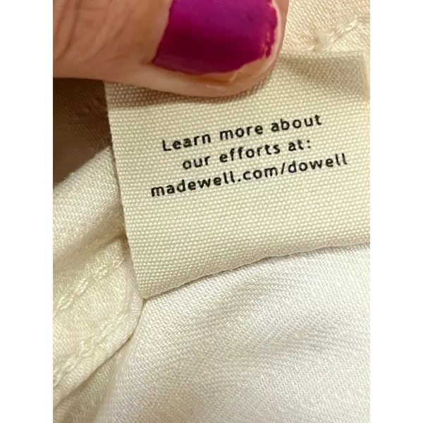 Madewell The Perfect Vintage Wide Leg Cargo Pant Utility Minimalist Size 31 - Image 11