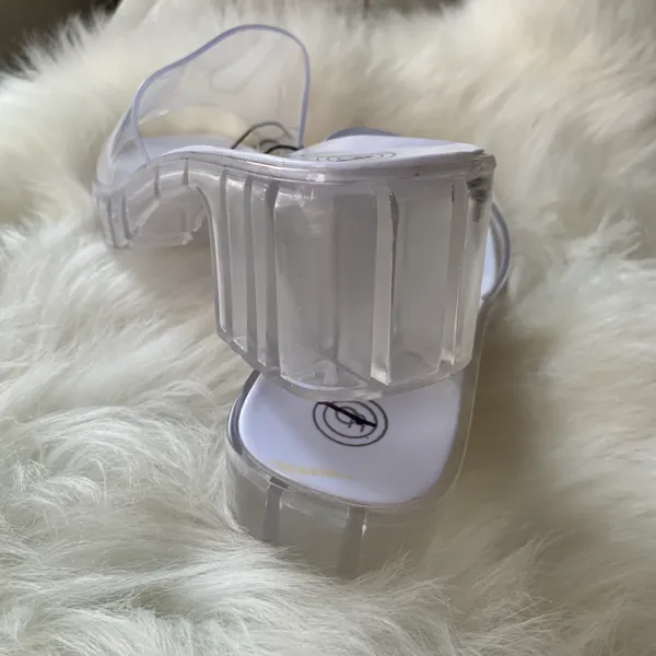 Urban Outfitters Clear Vista Jelly Platform Heeled Sandal Size 9 - Image 8