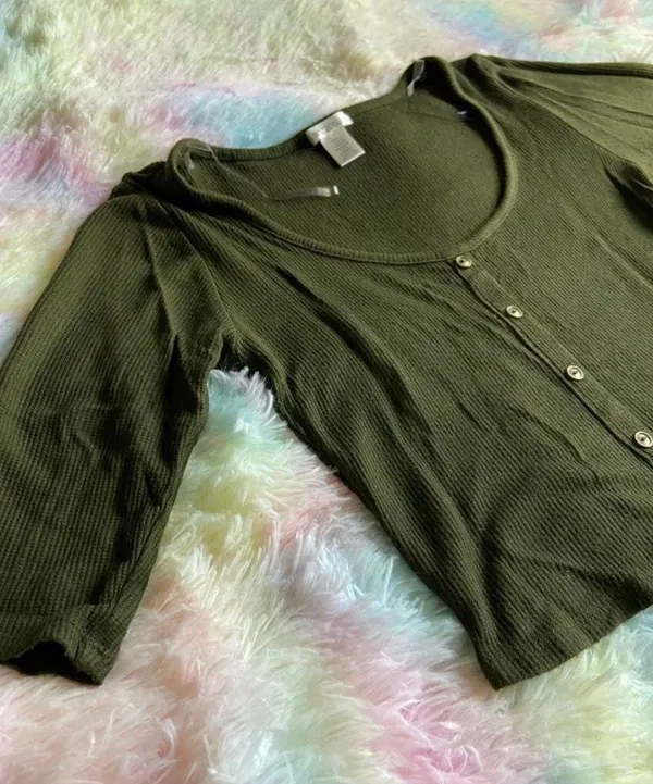 3/4 Short sleeve Crop Top - Image 4