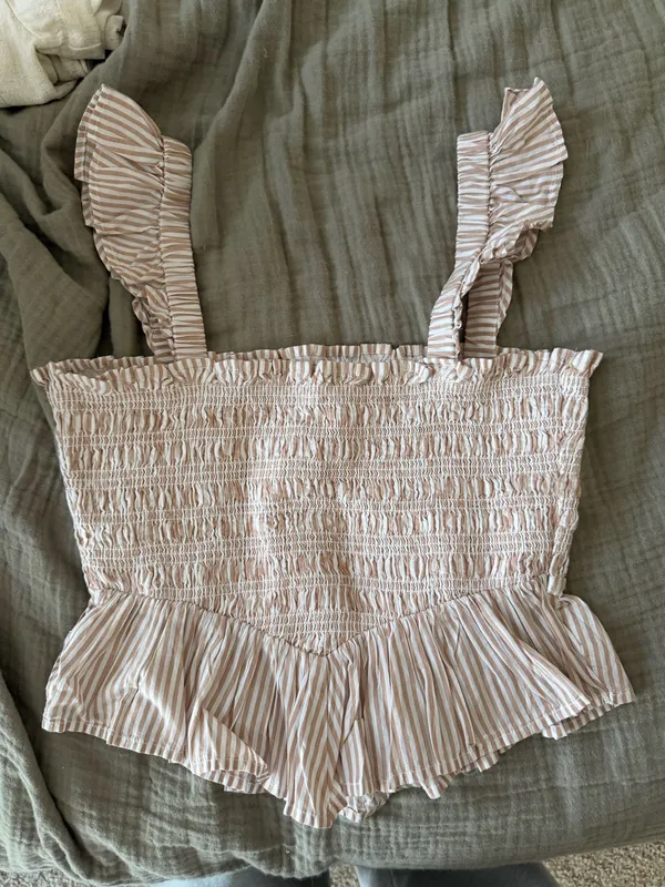 American Eagle Striped Tank Top - Image 2