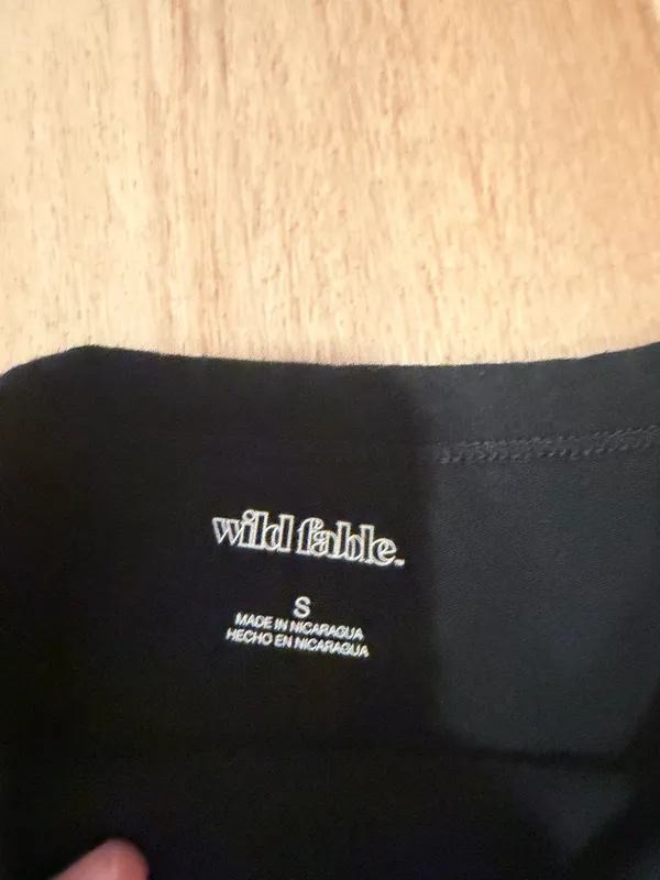 Wild fable baby tee black - Image 3