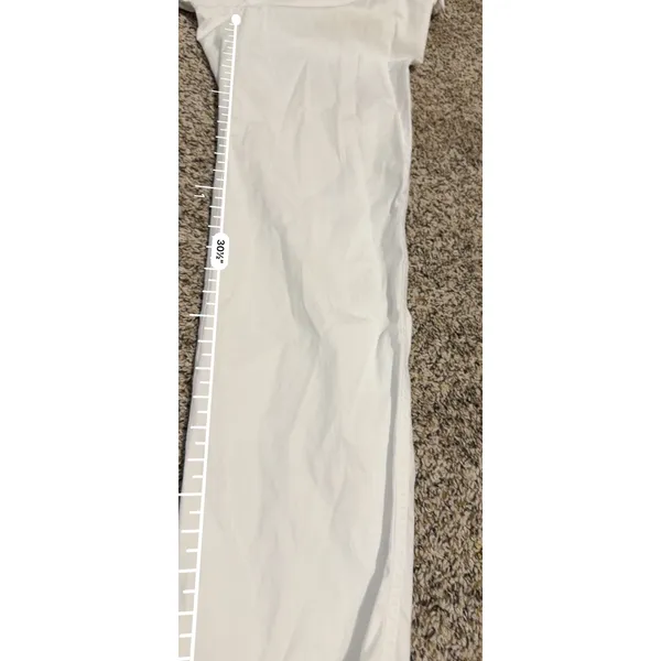 Talbots White Heritage Twill Everyday Chino Pants Womens Size 6 Straight Leg - Image 8
