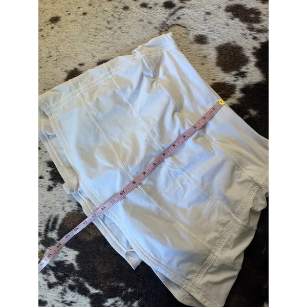 Lululemon Pace Rival Skirt *4-way Stretch 15" White Size 4 Tall - Image 9