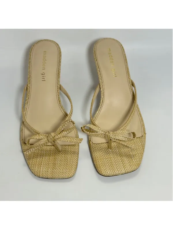 Women's Charlotte Thong Kitten Heel Slide Sandal Size 8 - Image 4