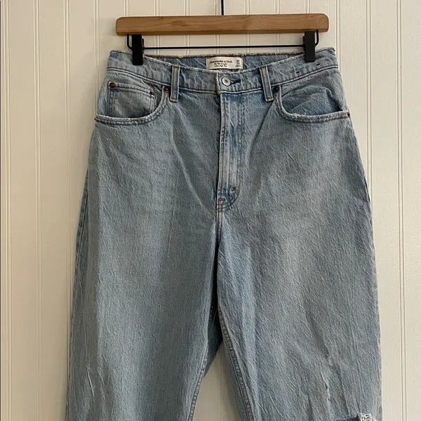 ABERCROMBIE & FITCH The 90’s Straight Ultra High Rise Jeans Size 30 / 10R NWT - Image 7