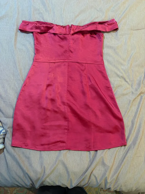Princess Polly Mini Dress Silk Pink - Image 3
