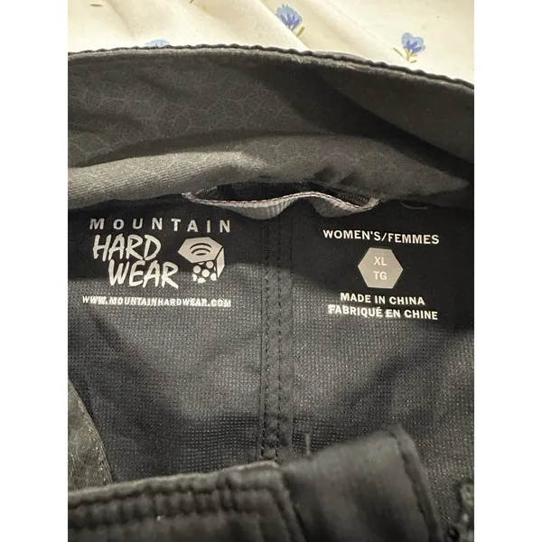 EUC Mountain Hardwear Women SzXL Kor AirShell Lightweight Full Zip Black Jacket - Image 12
