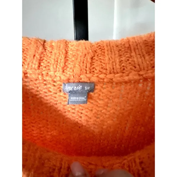 Aerie Orange Oversized Sweater - Image 2