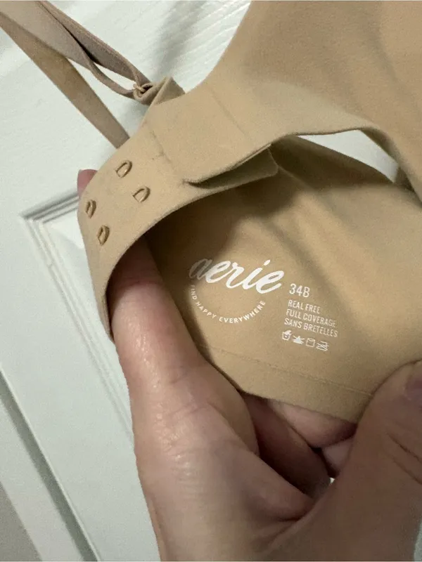 *Aerie Nude Real Free Full Coverage Lightly Lined Underwire Size 34B Bra - Image 4