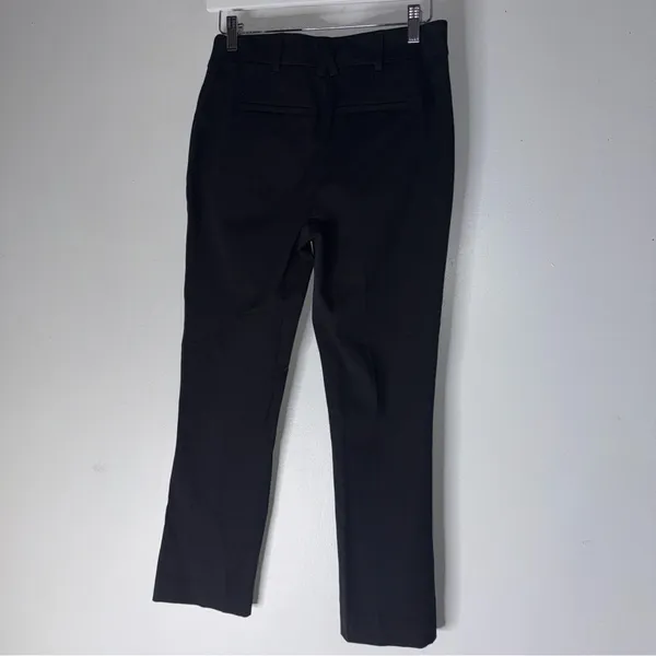 Anthropologie Maeve‎ Black Ankle Straight Leg Pants Size 2 - Image 2