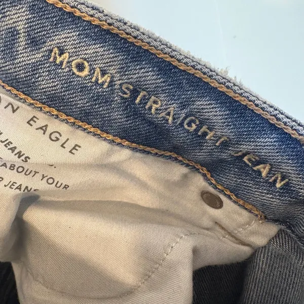American Eagle Mom Straight Jean Size 18 Medium Blue - Image 7