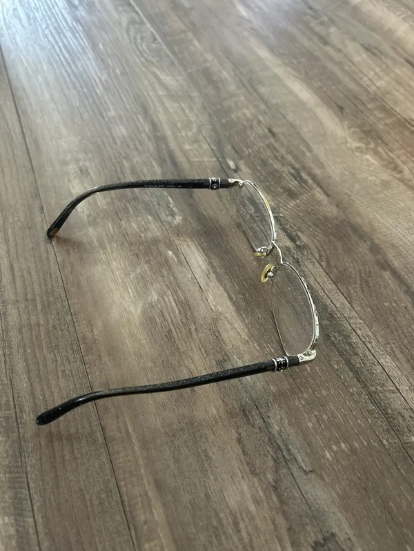 Tiffany TF 1074B 6071 Eyeglasses Glasses Silver Shimmery Black 54-16-135 No Case - Image 3
