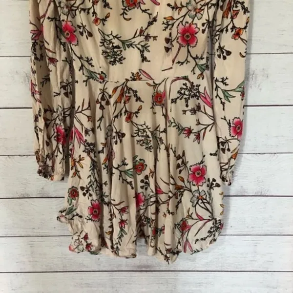 UO Ecote Rosalinda Floral Long Sleeve‎ Dress 4 - Image 7