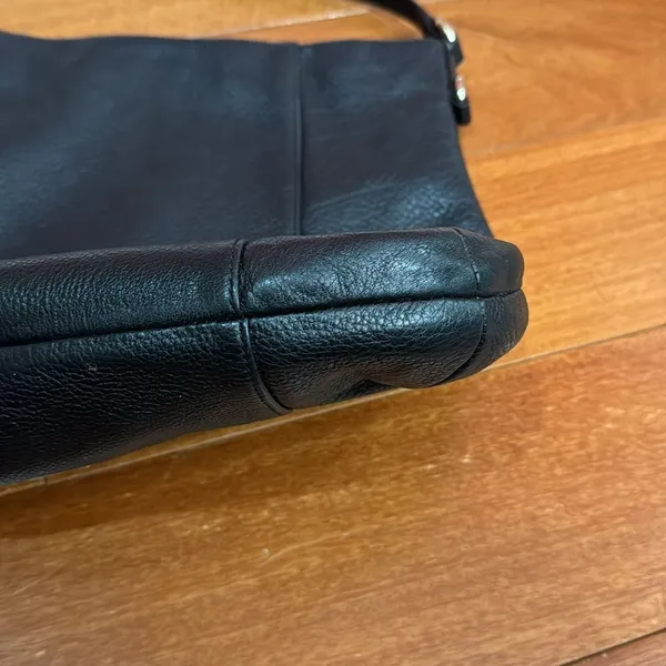 Coach Black‎ Madison Isabelle Leather Hobo Shoulder Bag - Image 5