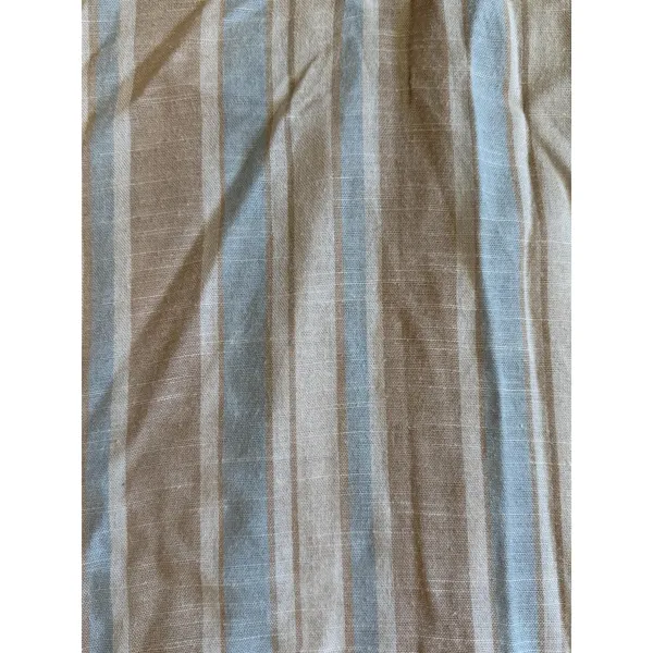 Kay Celine Dress Womens Medium Stripe Shirt Dress 3/4 Sleeve Casual Knee Length - Image 3