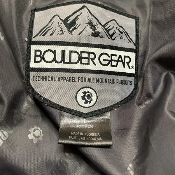 Boulder Gear Women’s Sz L Green Ski Snow Coat Jacket Full Zip Pockets Hooded - Image 12