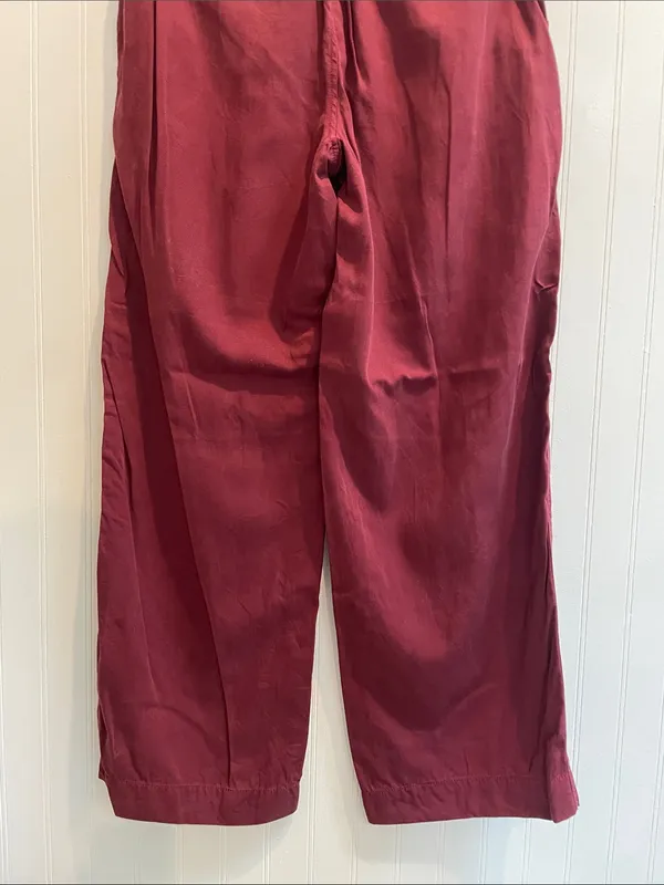 MADEWELL The Neale Straight-Leg Pant in Drapeweave in Cabernet Size 6 - Image 11