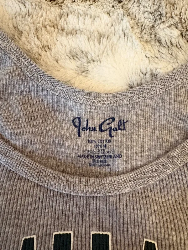 John Galt Brandy Melville Dallas Tank - Gray - Image 3