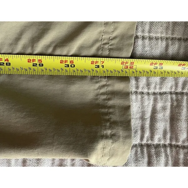 Patagonia Rock Craft Women's Pants Sz 10 Tan Roll Up‎ Climbing Trekking 40+UPF - Image 11