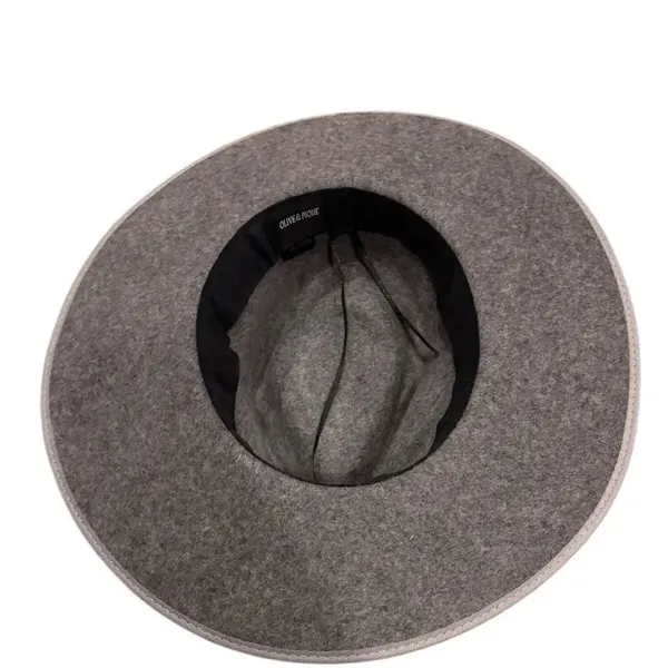 Olive & Pique Grey Wool Hat Gray - Image 3