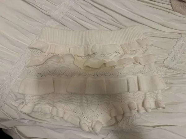 Edikted lace ruffle shorts - Image 2