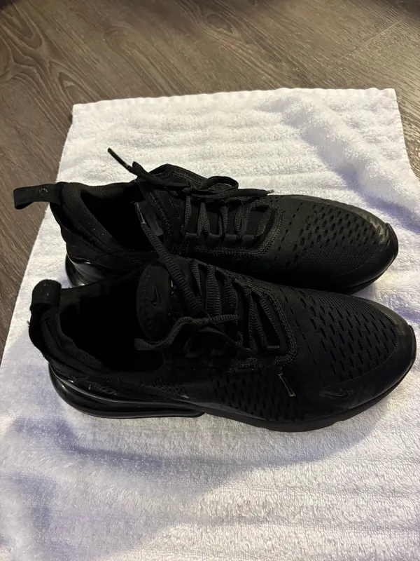Gothic Nike Air Max 270 Triple Black Sz.7 - Image 2