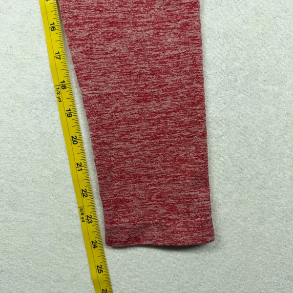 Women’s Best Seamless Leggings Size Small Red Heather High Rise Workout - Image 7