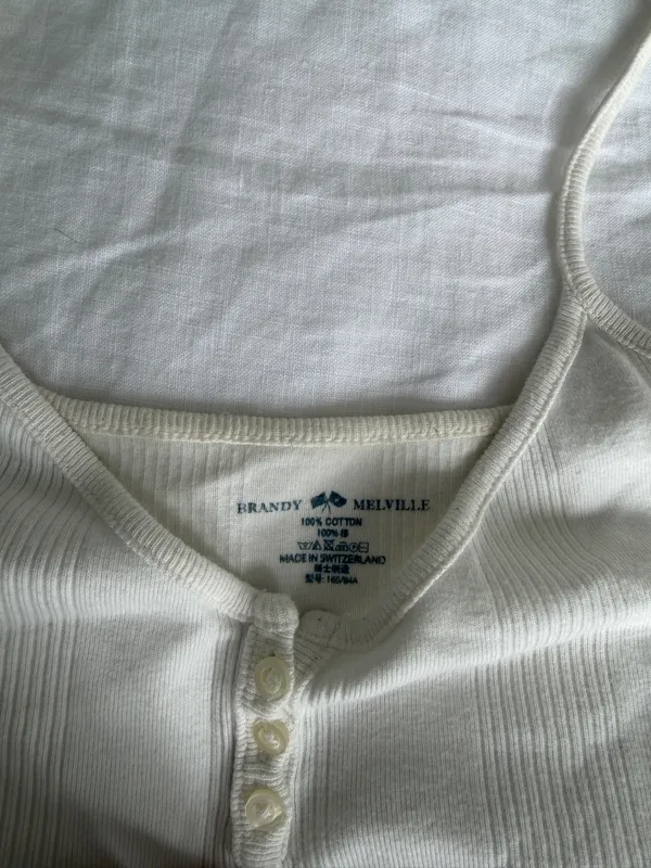 Brandy Melville Tank Cream - Image 2
