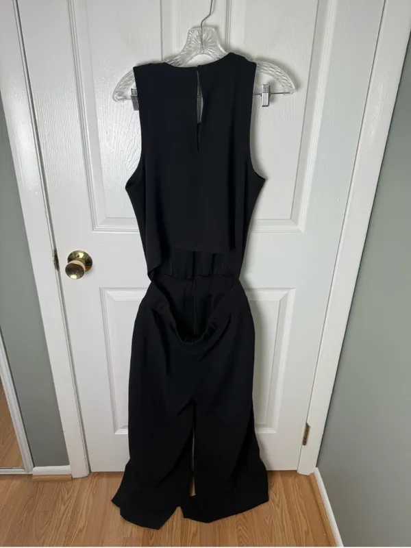 Spanx AirEssentials French Rib Jumpsuit in Black M - Image 3