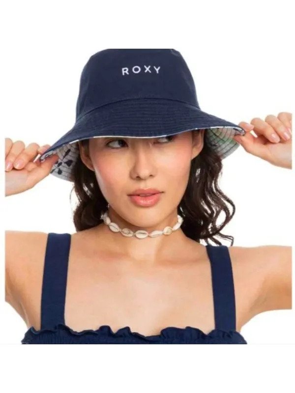 ROXY Jasmine Paradise Reversible Bucket Hat Size S/M - Image 2