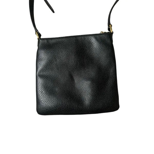 Lauren Ralph Lauren Black Crossbody Bag Purse‎ Adjustable Strap Casual - Image 7
