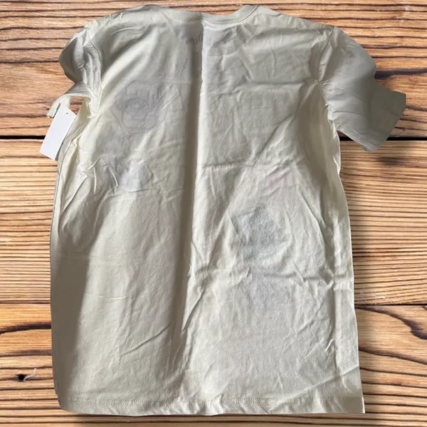 New Disney Stitch Cream T-Shirt with Patches Women’s Medium - Image 4