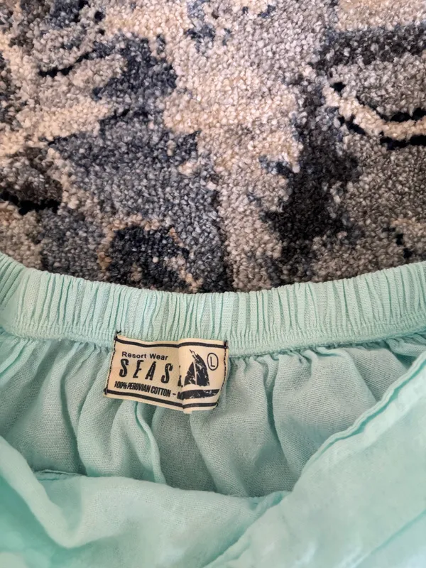 Blue Ruffle Skirt Size L - Image 2