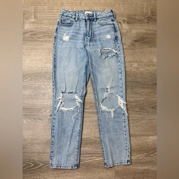 •PACSUN• DISTRESSED MOM JEANS - Image 2