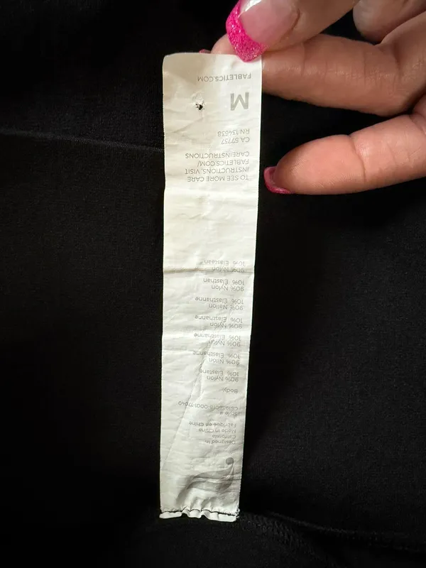 Fabletics Seamless High Waisted Leggings Size M - Image 3