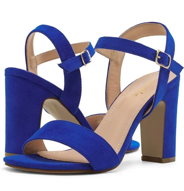 Royal Blue Heels Size 8 - Image 3