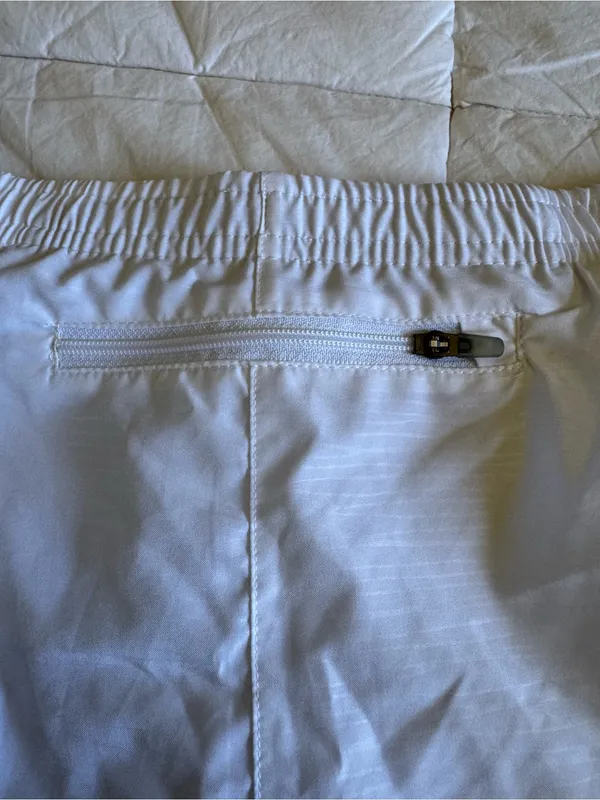 Nike White Women's Athletic Running Shorts - Image 6