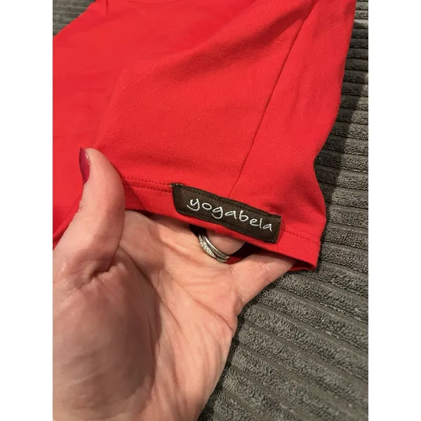Yogabela Women Royal Vibrant Red Tank Crop Sports Yoga Top Size Small - Image 2
