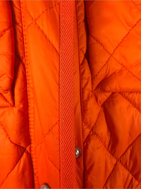 Lauren Ralph Lauren hunter orange quilted puffer vest size medium - Image 6