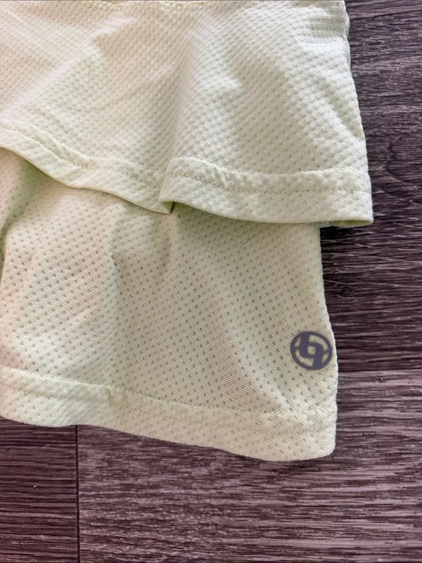 Lija Match Skort tennis pickleball tiered skirt athletic lime green XS - Image 4